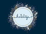 Click here for more information about Blue Snowflake - Happy Holidays